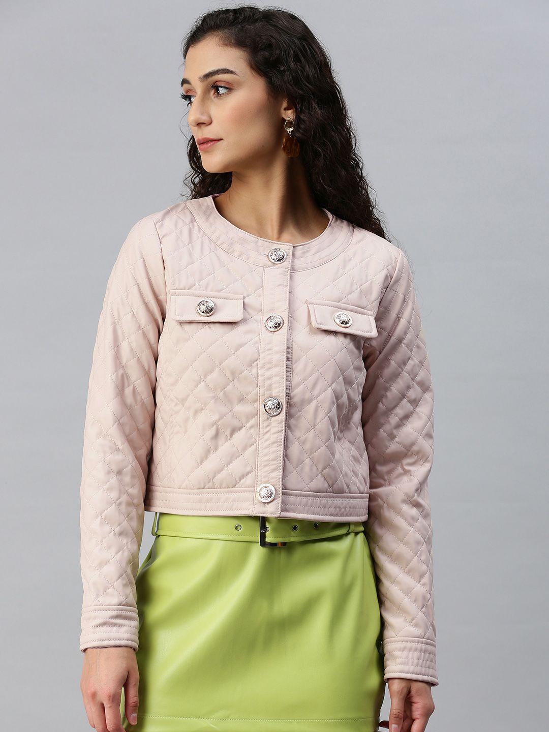 london rag women crop quilted jacket