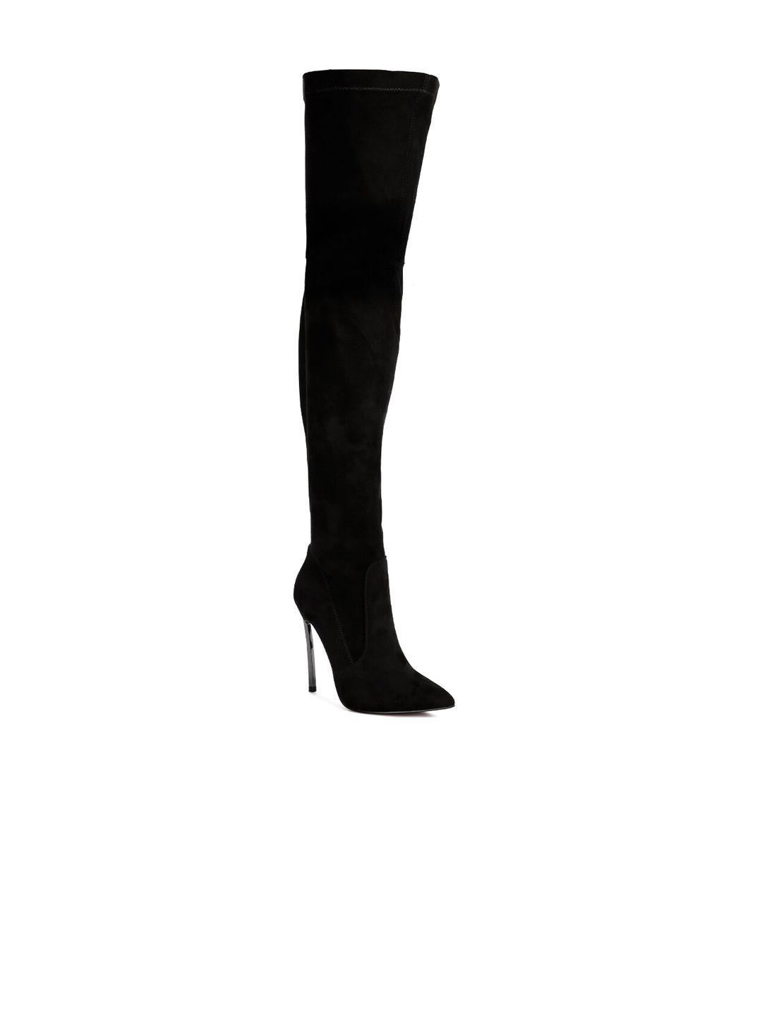 london rag women stiletto heeled high-top boots