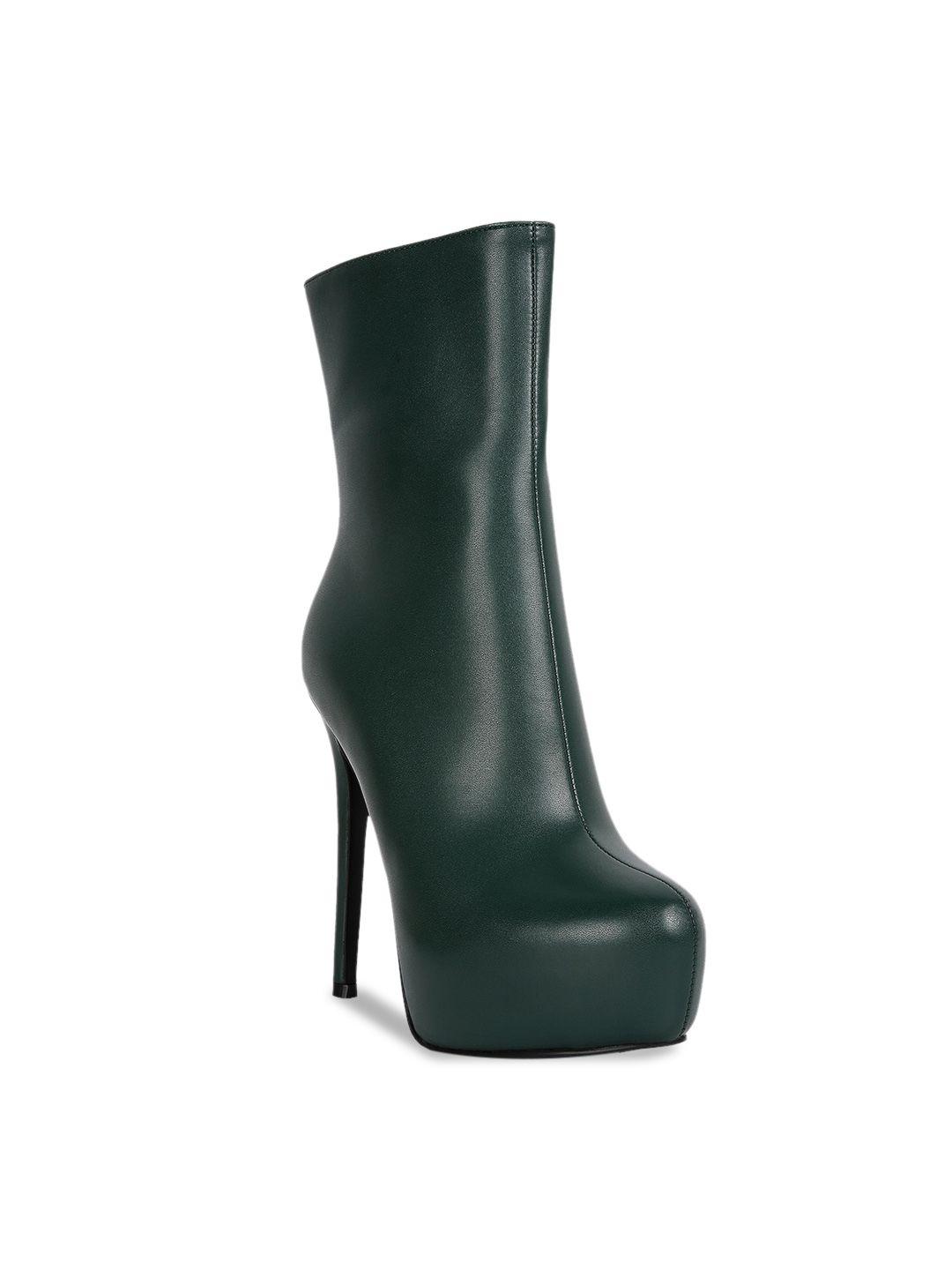 london rag women stiletto-heeled mid top boots