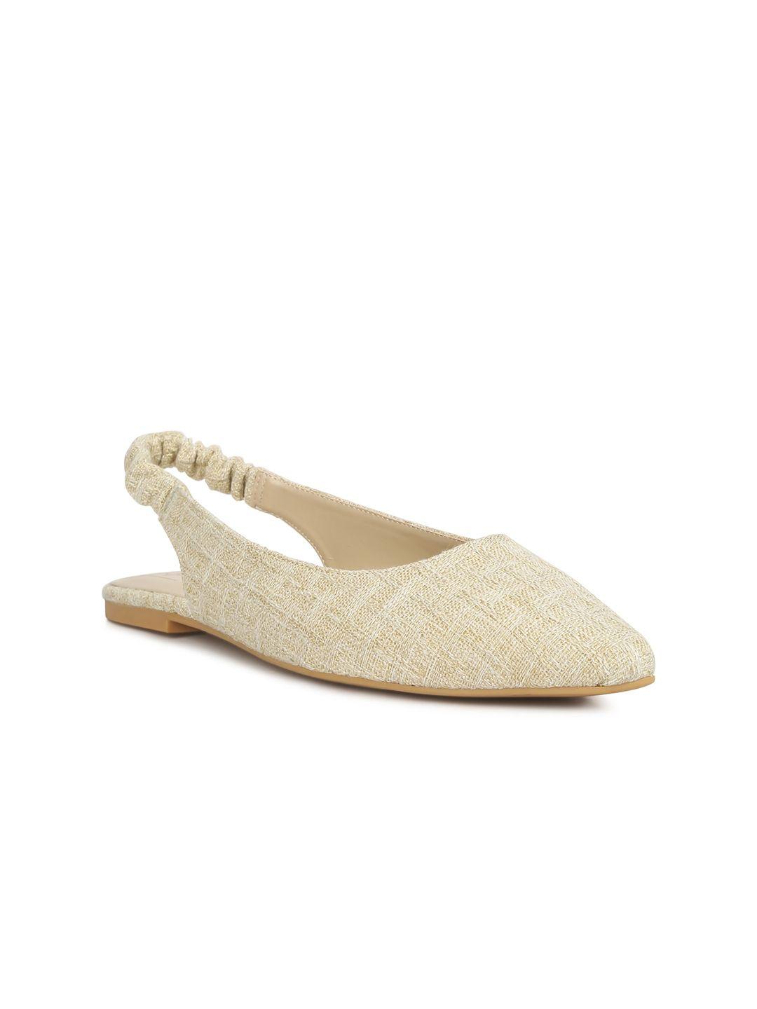 london rag woven design slingback mules