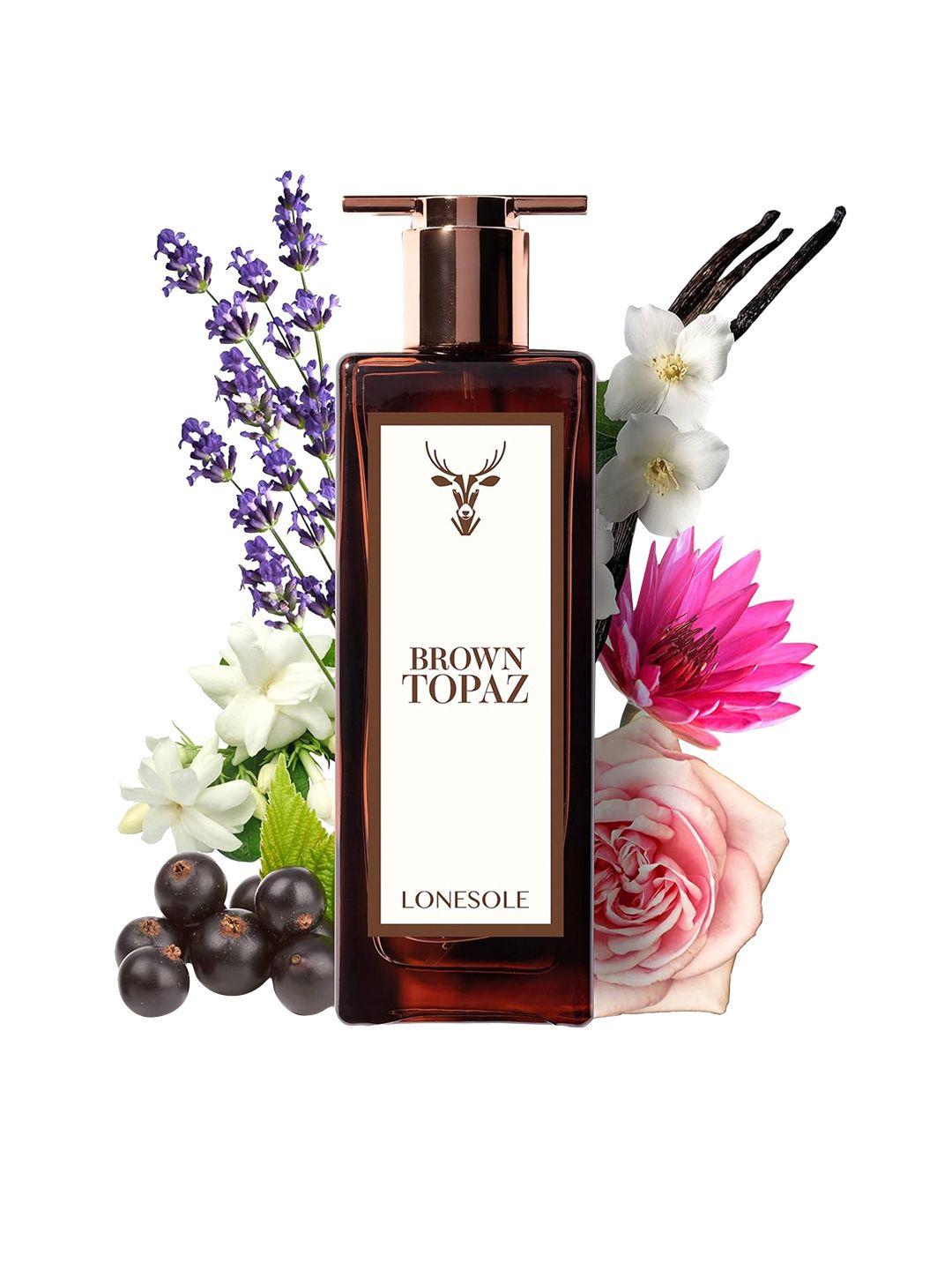 lonesole brown topaz premium long lasting luxury eau de parfum - 50ml