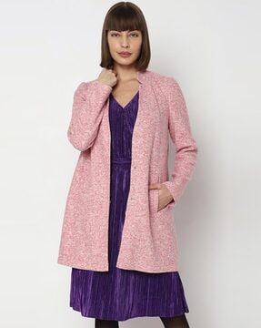 long jacket with insert pockets