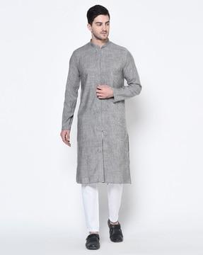 long kurta with insert pockets