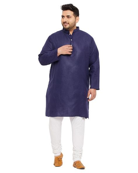 long kurta with mandarin collar