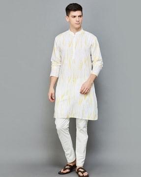 long kurta with mandarin collar