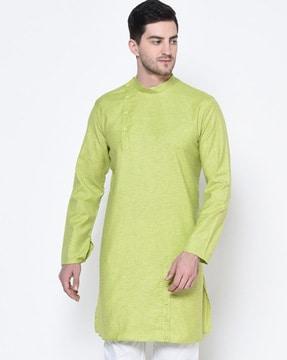 long kurta with side slits