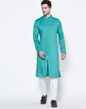 long kurta with side slits