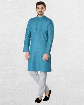 long kurta with side slits