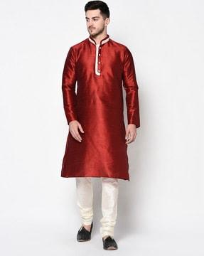 long kurta with slits