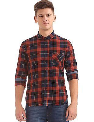 long sleeve check shirt