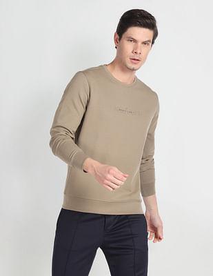 long sleeve solid sweatshirt