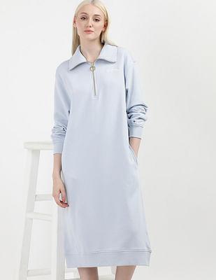 long sleeve sweatshirt dress