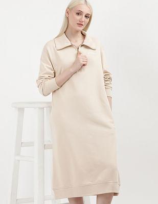 long sleeve sweatshirt dress