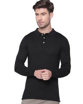 long sleeves polo t-shirt