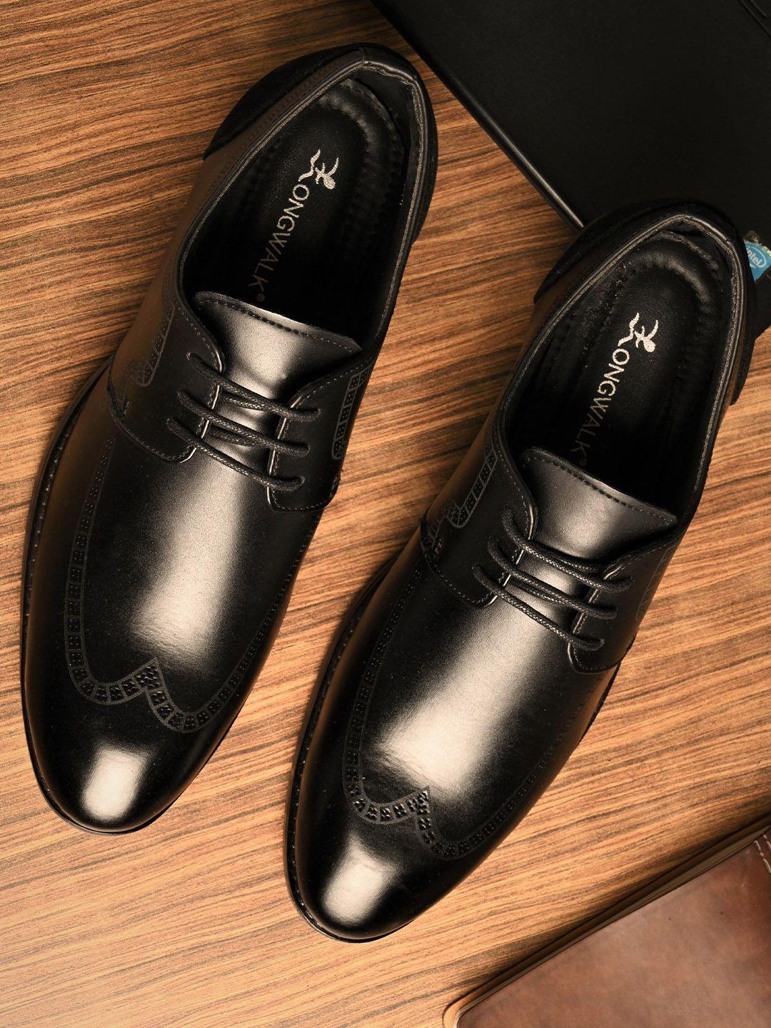 longwalk men round toe formal brogues