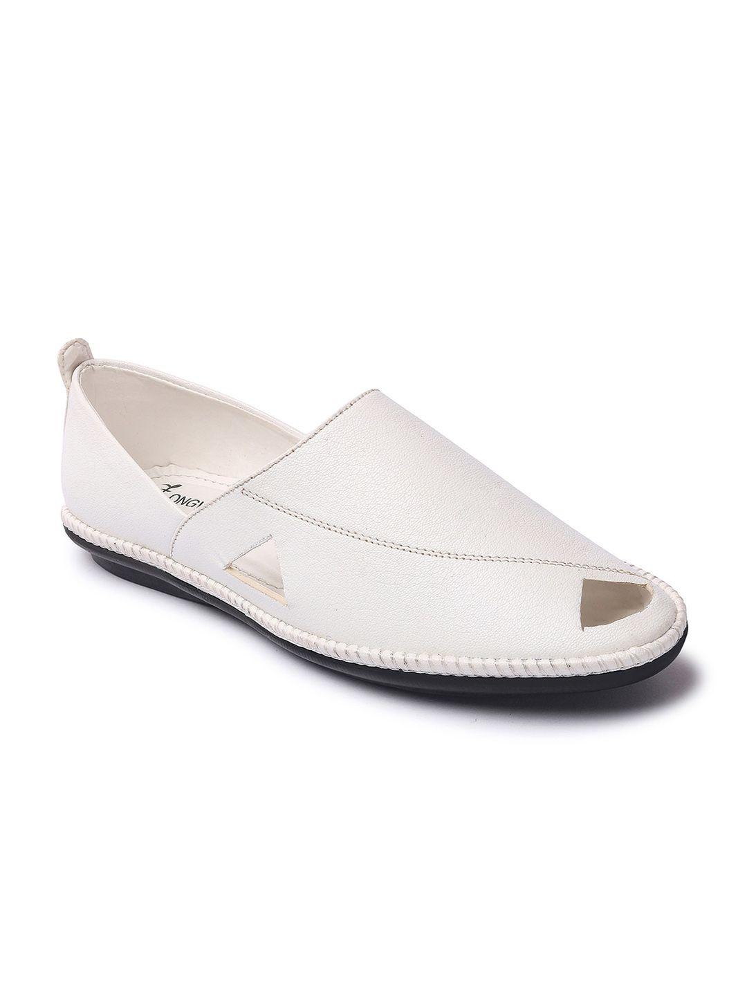 longwalk men white loafers