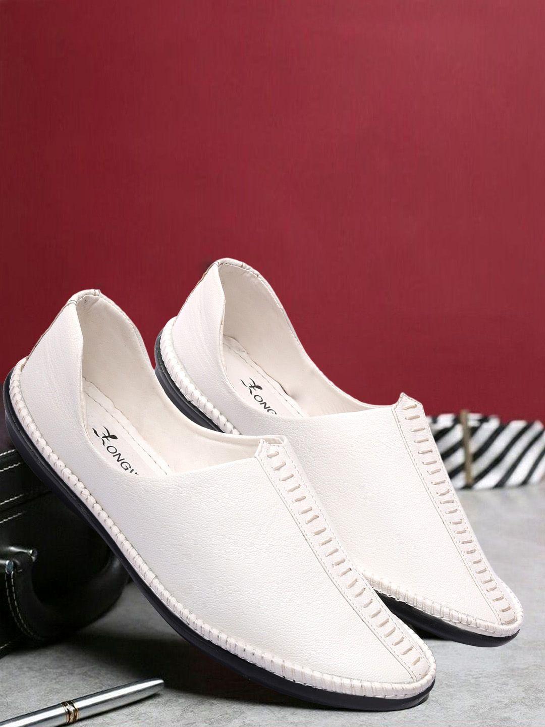 longwalk men white loafers