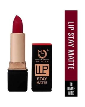 look stay matte lipstick - 08 divine wine