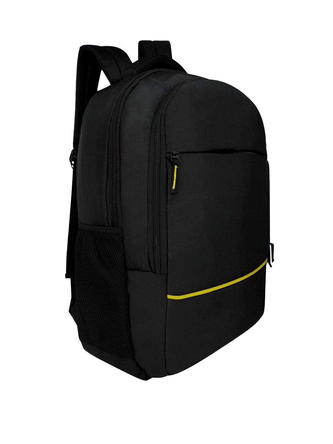 lookmuster unisex yellow & black laptop bag