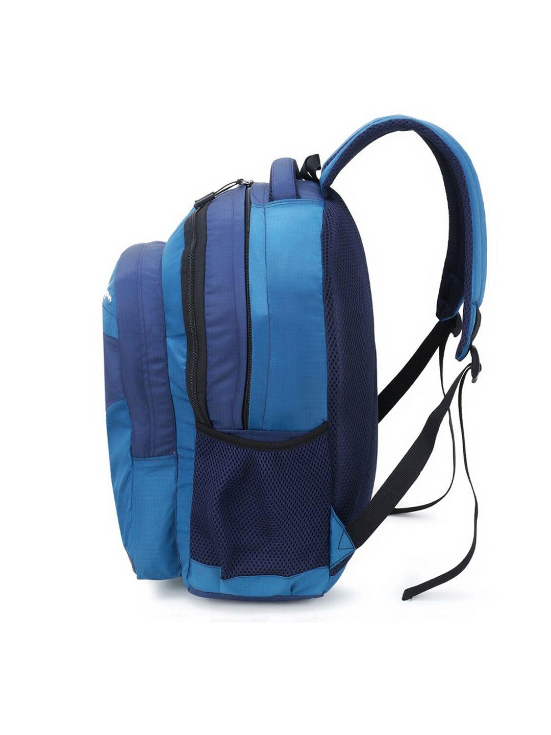 lookmuster unisex blue & black colourblocked backpack