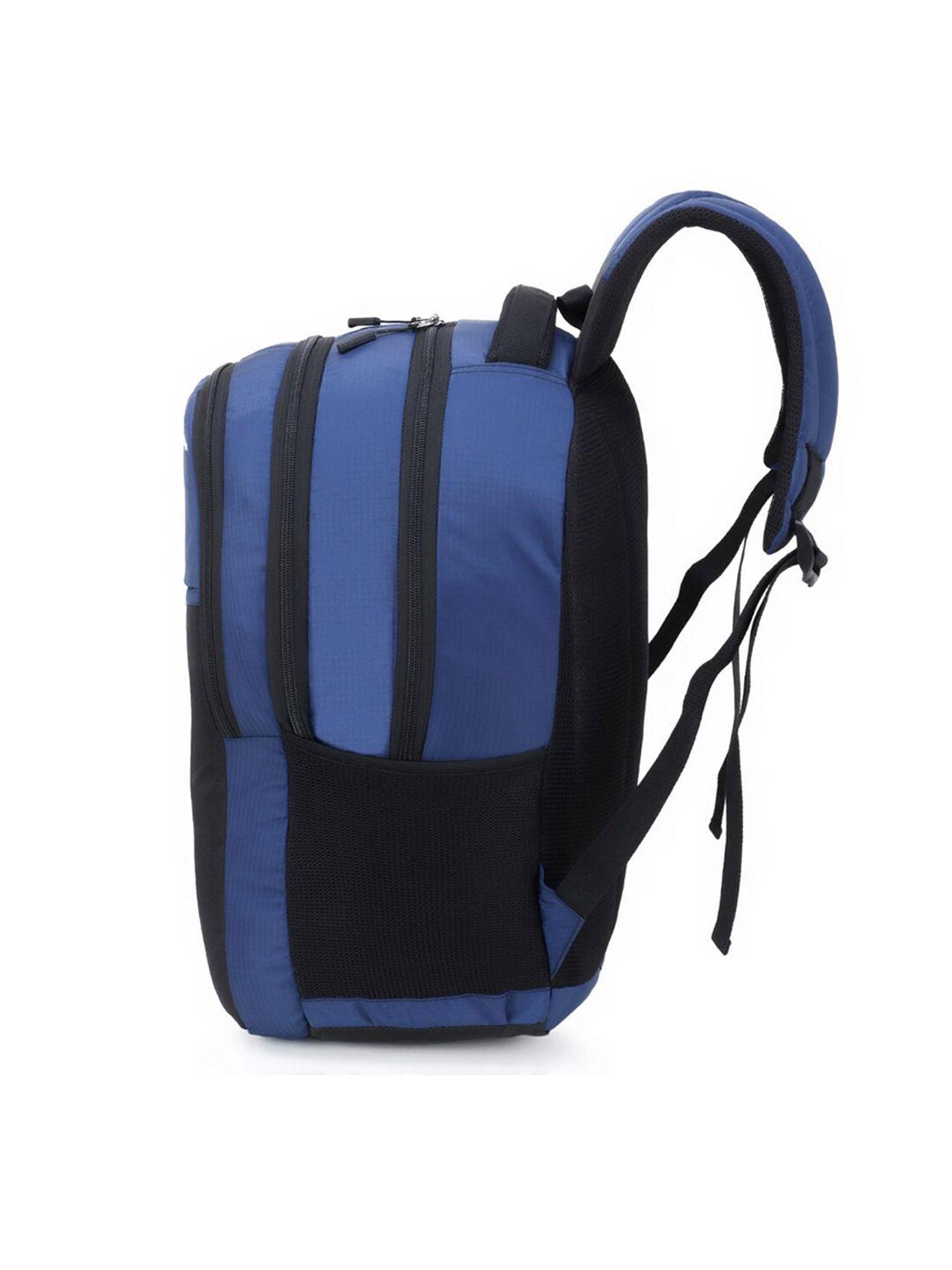 lookmuster unisex blue & black colourblocked backpack