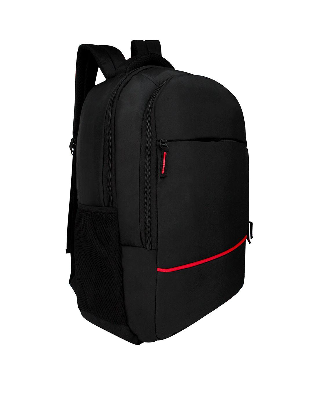 lookmuster unisex red & black laptop bag