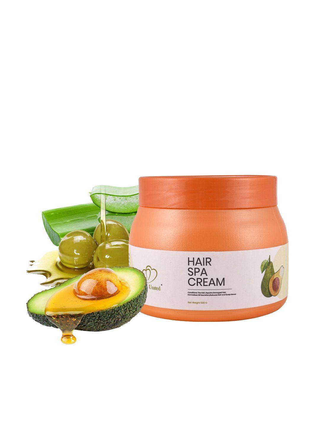 looks united avocado oil hair spa cream for dry and damage hair 500gm
