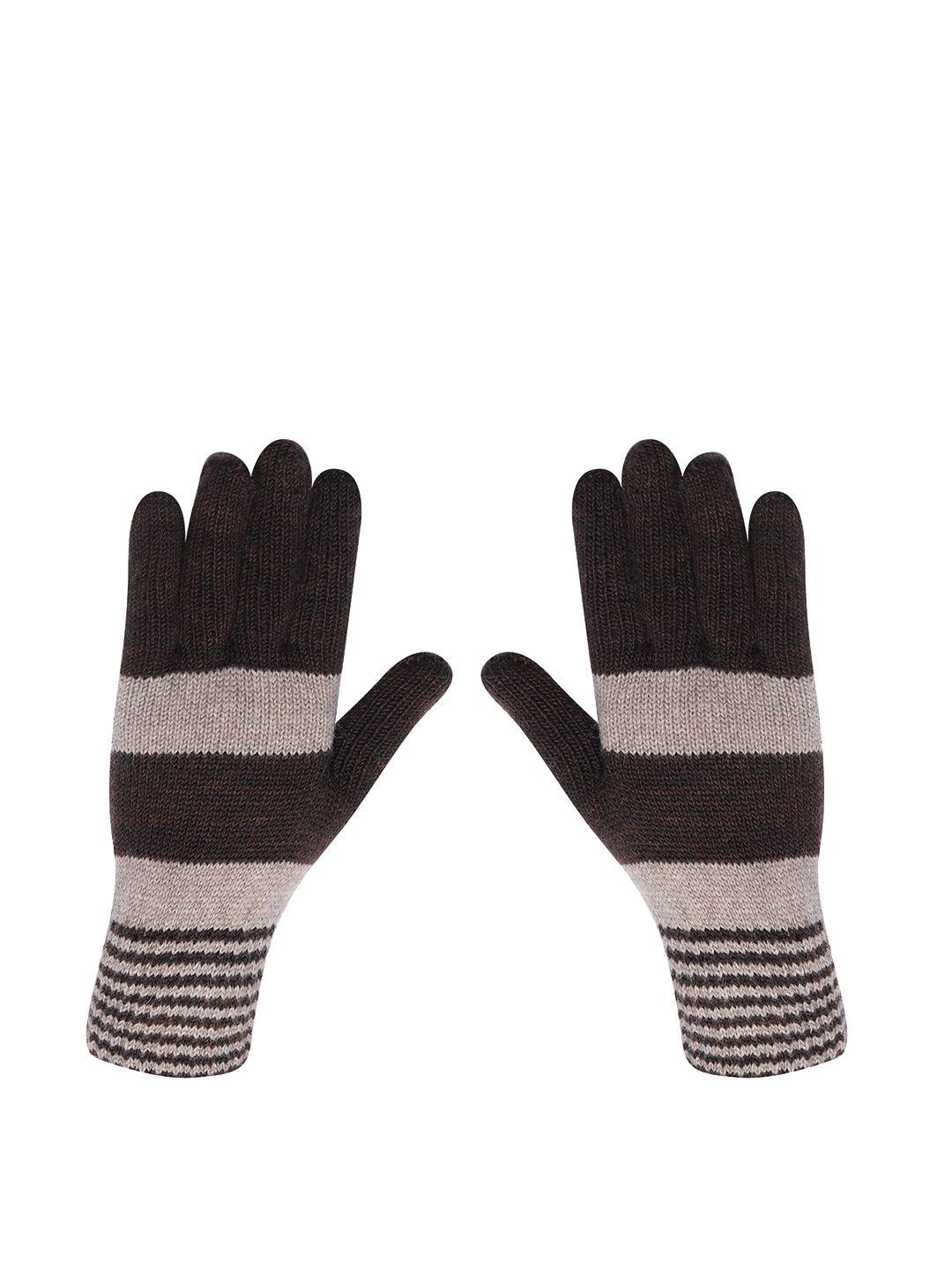 loom legacy men patterned acrylic gloves