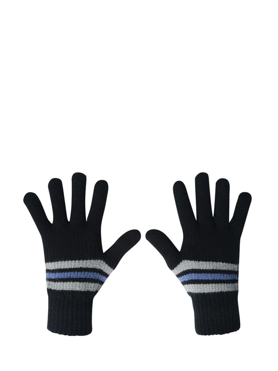loom legacy men patterned acrylic hand gloves