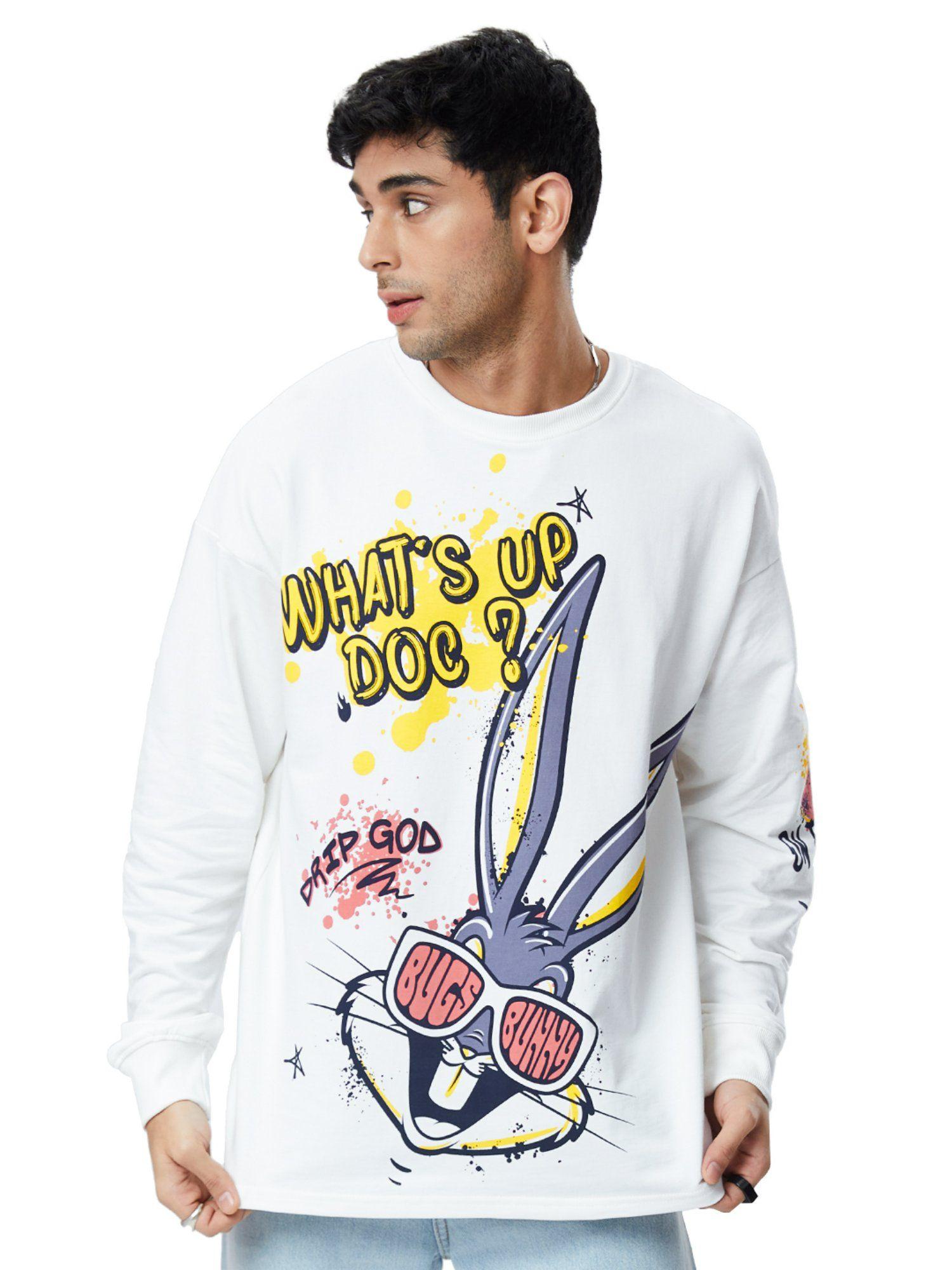 looney tunes what's up doc oversized full sleeve t-shirts