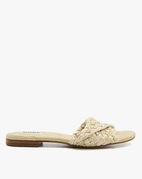 loopy nubuck leather sandals