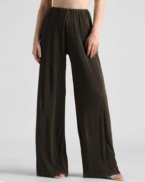 loose pants with elasticated waist