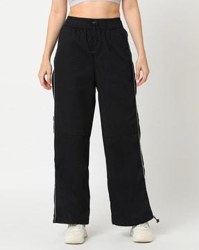 loose fit cargo pants with drawstring waist