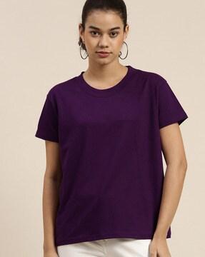 loose fit crew-neck t-shirt