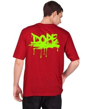 loose fit graphic print crew-neck t-shirt