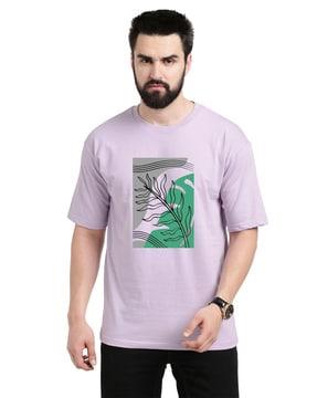 loose fit graphic print crew-neck t-shirt