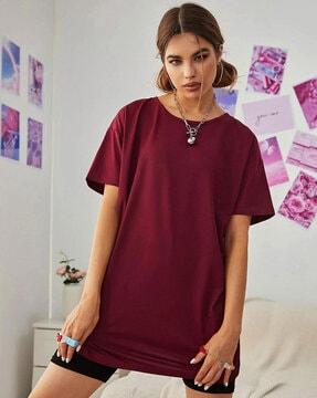 loose fit round-neck t-shirt