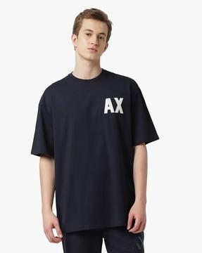loose fit t-shirt with embroidered logo