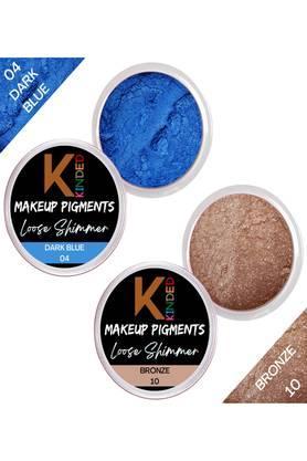 loose shimmer makeup foil pigments powder eyeshadow - dark blue bronze