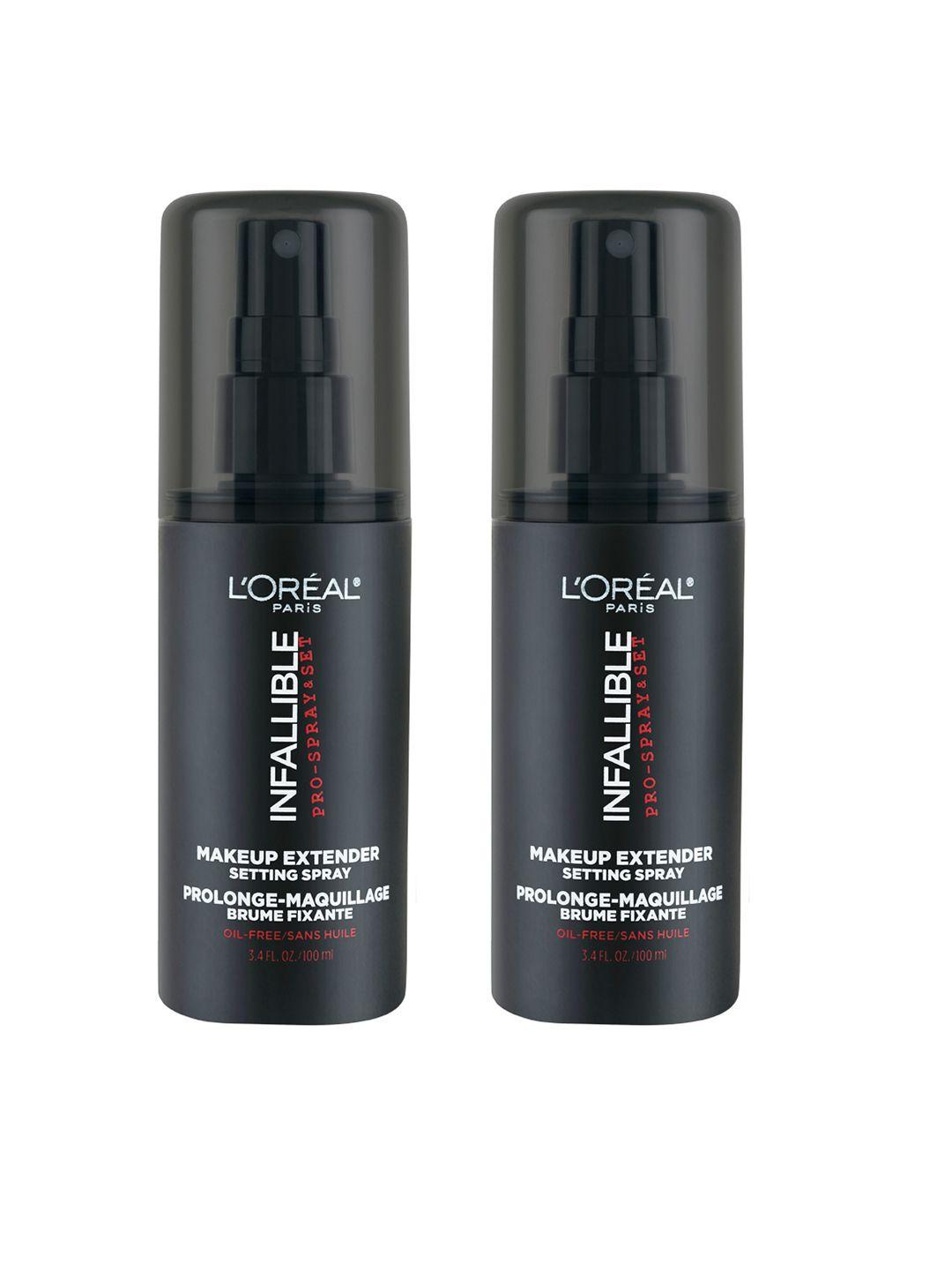 loreal paris set of 2 infallible pro-spray & set makeup extender