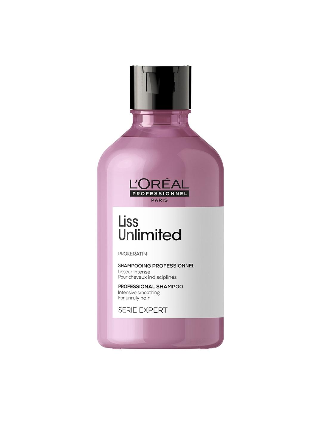 loreal professionnel liss unlimited shampoo with pro-keratin & kukui nut oil - 300 ml