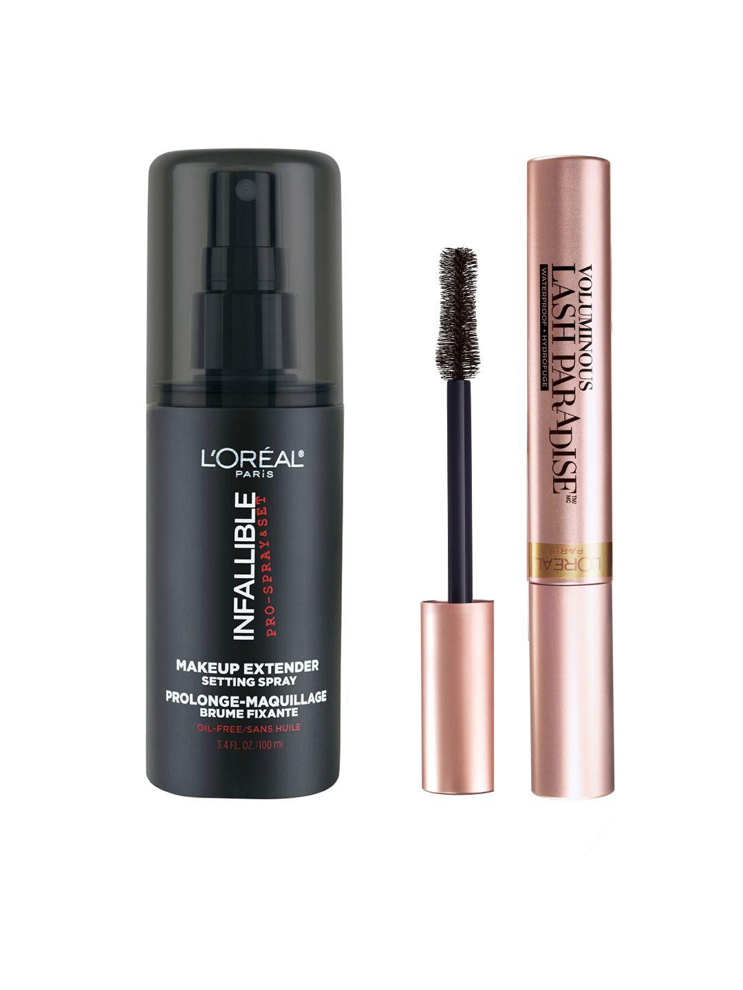 loreal set of makeup extender & mascara