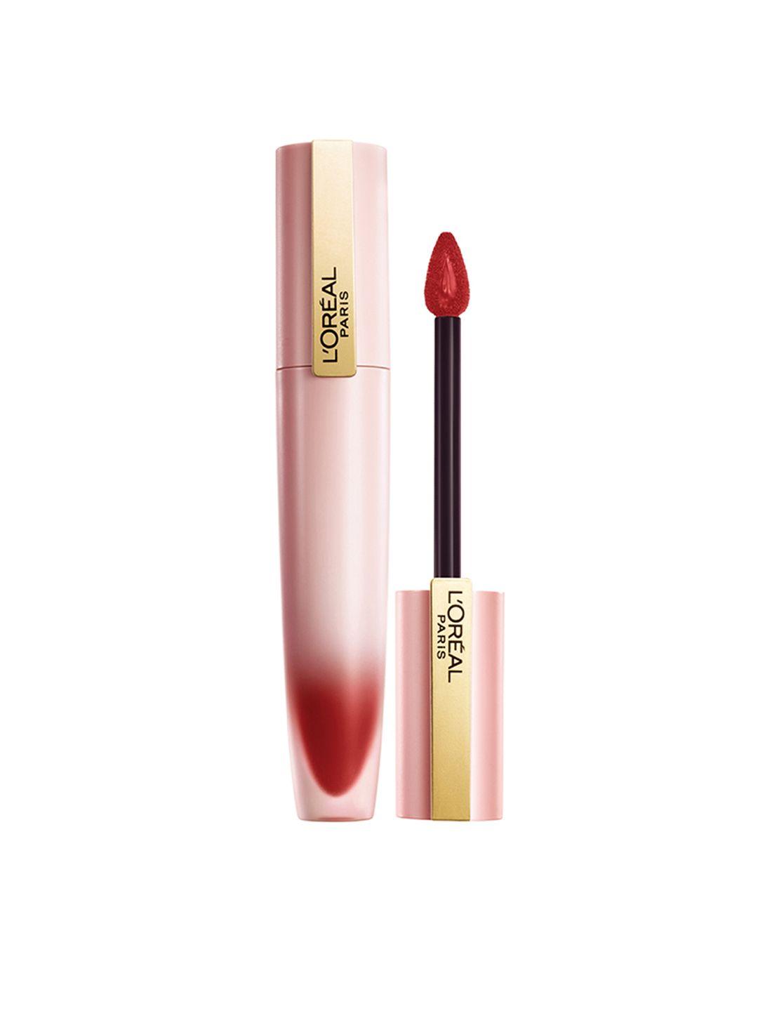 loreal paris chiffon signature liquid lipstick 7ml - lead 129