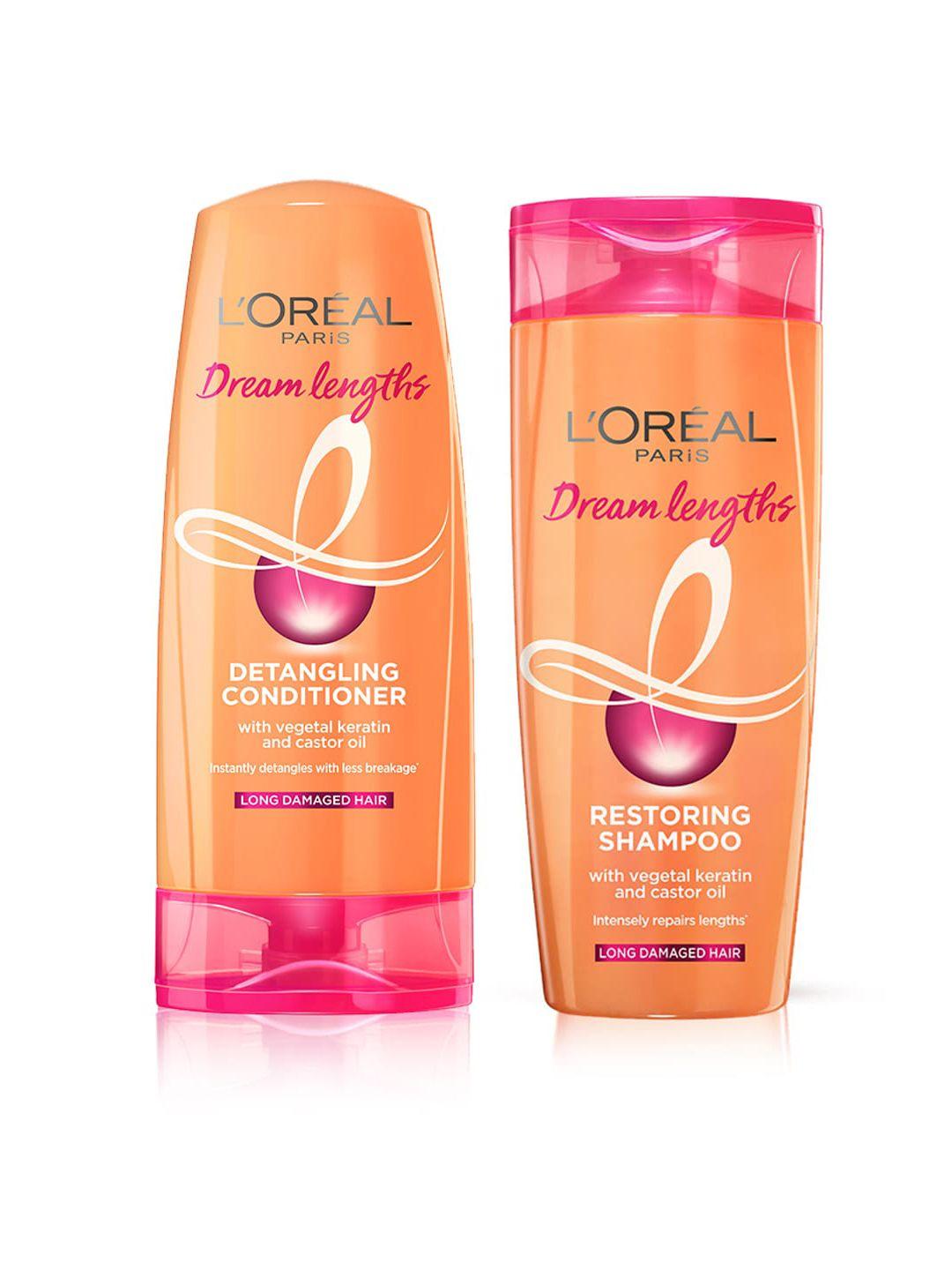 loreal paris dream length restoring shampoo & detangling conditioner