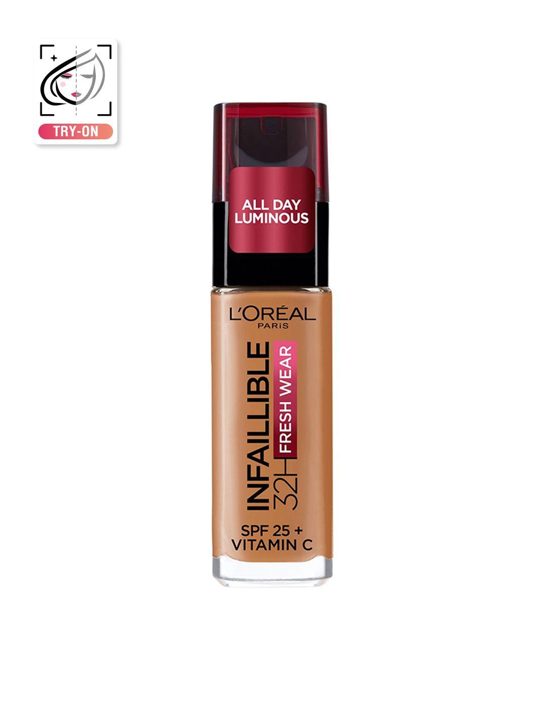 loreal paris infallible 32h fresh wear foundation 30 ml - hazelnut 330