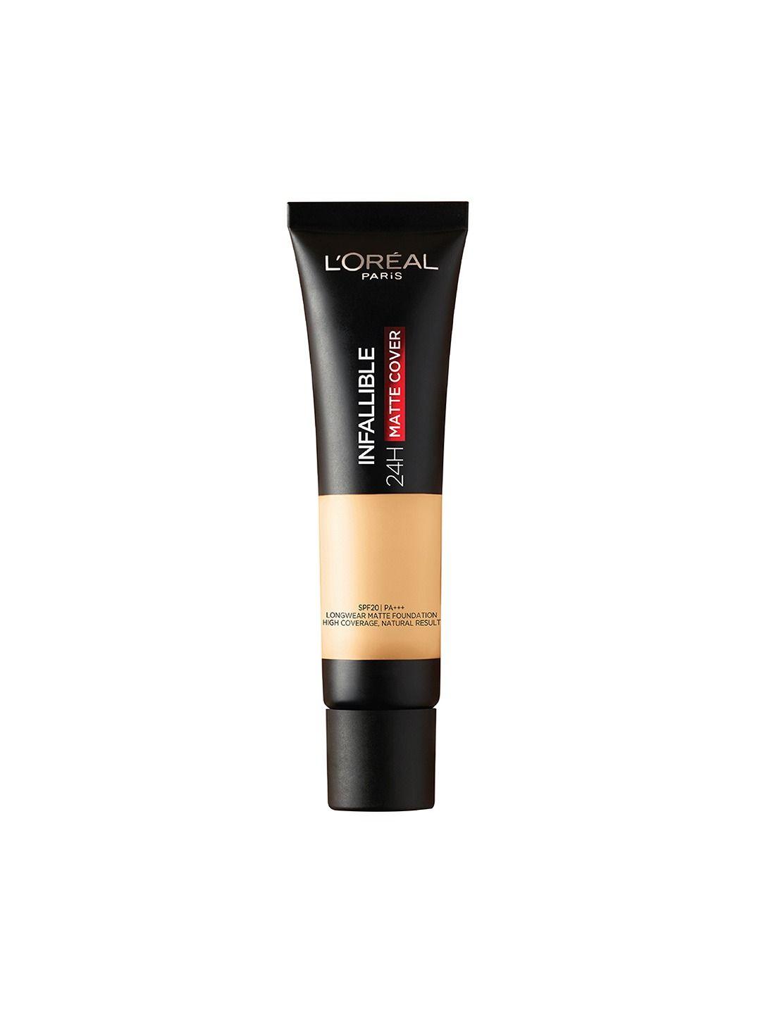 loreal paris longwear infallible 24h matte cover liquid foundation 35ml - natural buff 128