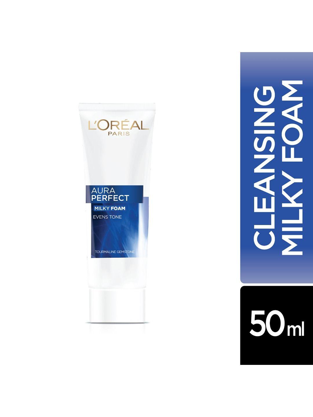 loreal paris white perfect milky foam sustainable face wash 50 ml