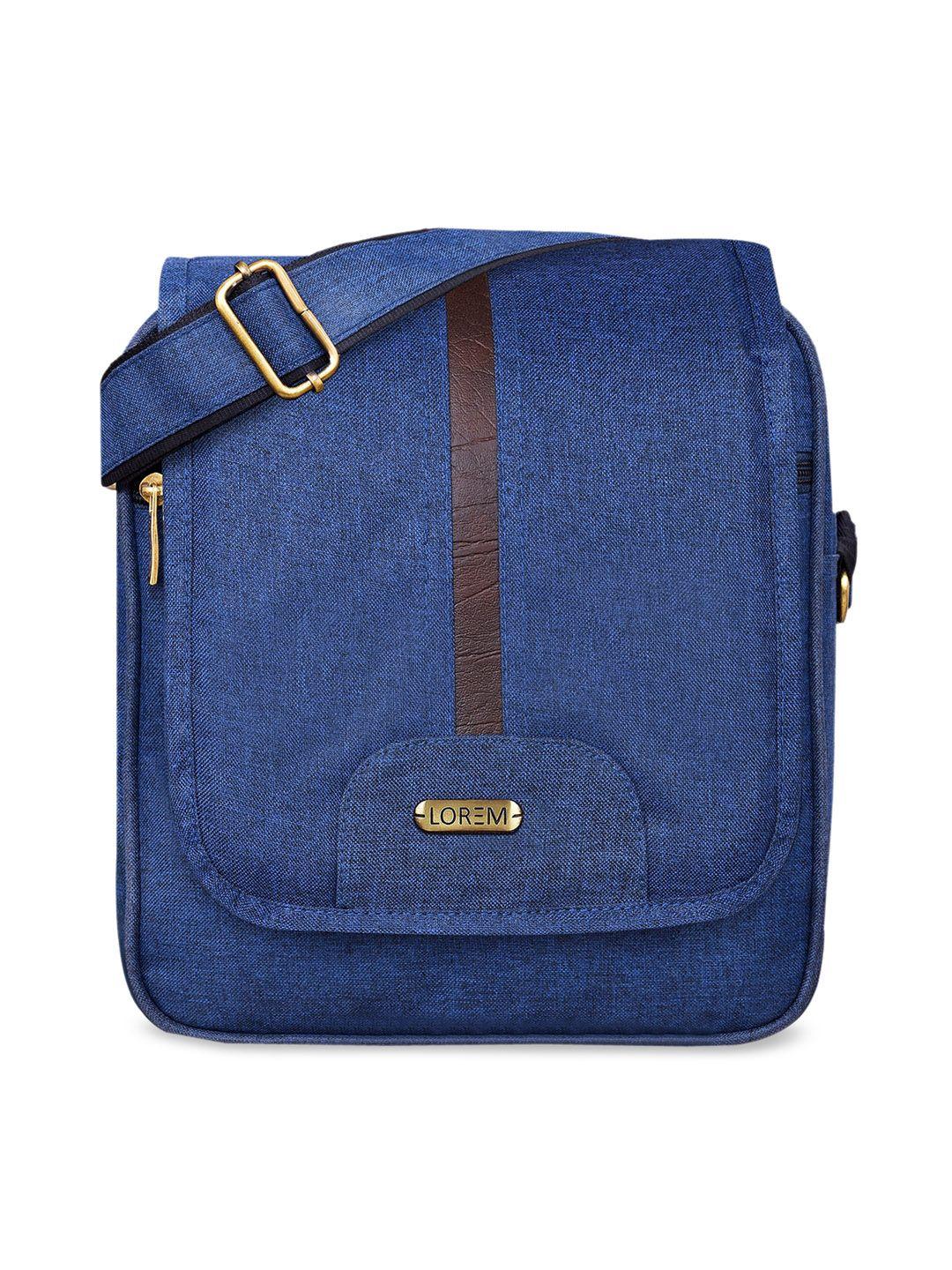 lorem blue structured sling bag