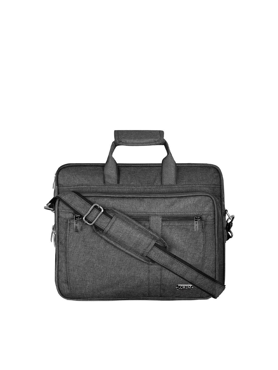 lorem men grey laptop bag