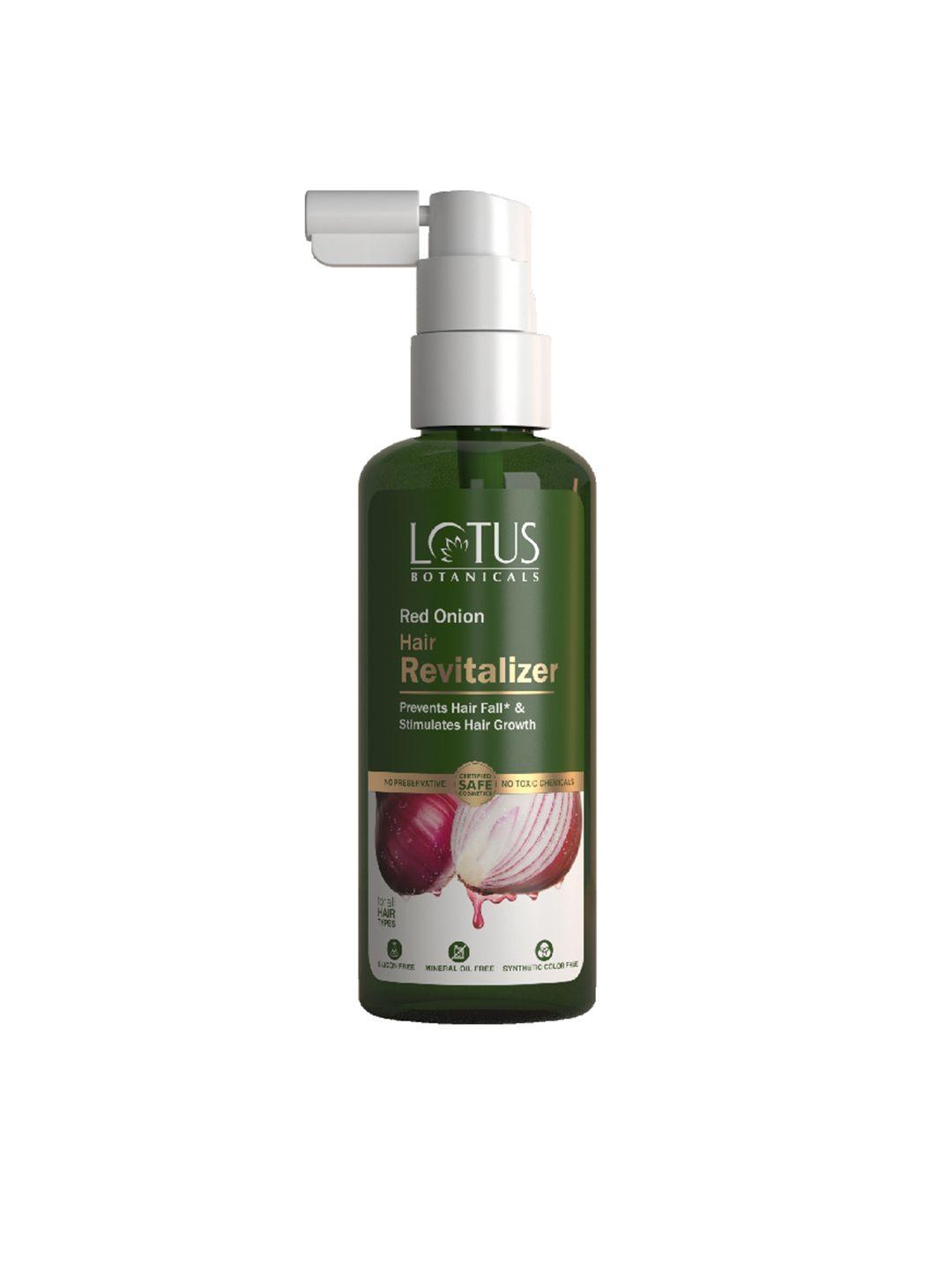 lotus botanicals red onion hair revitalizer with ginseng 100 ml